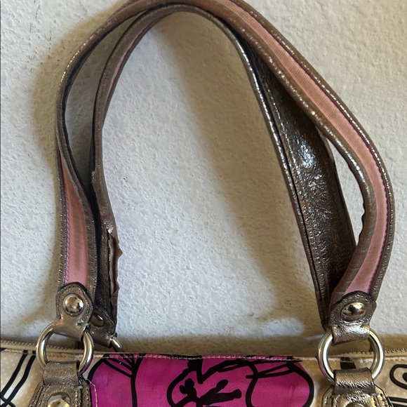 Coach Floral Poppy Art Tote Bag - Picture 8 of 15